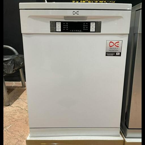 ماشین ظرفشویی دوو مدل 1411 سفید سه کشو جنس اصلی با گارانتی(ارسال تا درب منزل  با پایین ترین کرایه) )