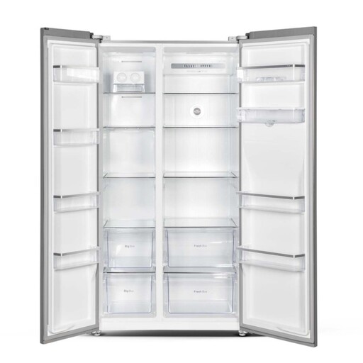 یخچال فریزر  ایکس ویژن Refrigerator مدل TS-666ASD-AWD رنگ سفید و سیلور