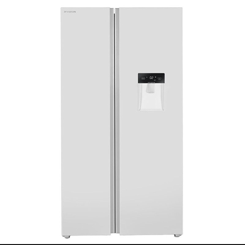 یخچال فریزر  ایکس ویژن Refrigerator مدل TS-666ASD-AWD رنگ سفید و سیلور