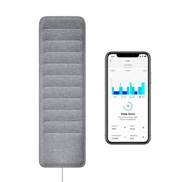 زیر تشک سنسور خواب برند Withings Sleep Analyzer با ردیابی خواب تجزیه و تحلیل چرخه خواب، ردیابی ضربان قلب و تشخیص خروپف