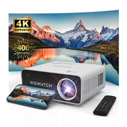 ویدیوپروکتور  برند WEWATCH  V51P با  ر وشنایی 18500 لومن  WIFI و بلوتوث