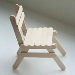 صندلی چوبی عروسکی 