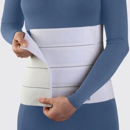 شکم بند پل دار طب و صنعت (سفید) 100 درصد پنبه در سایزبندی مختلف از اسمال تا 2 ایکس لارج
