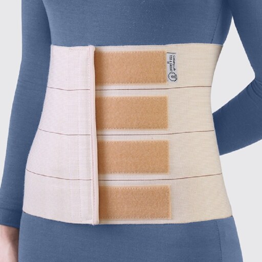 شکم بند ساده کرم (با قابلیت تنظیم) Adjustable Elastic Abdominal Binder