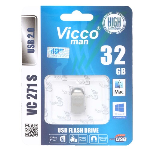 فلش مموری ویکومن USB 2.0 مدل VC271S با ظرفیت 32 گیگابایت