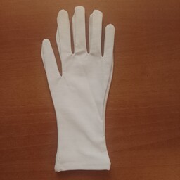 دستکش سفید پارچه ای نخی ضدحساسیت زنانه و مردانه