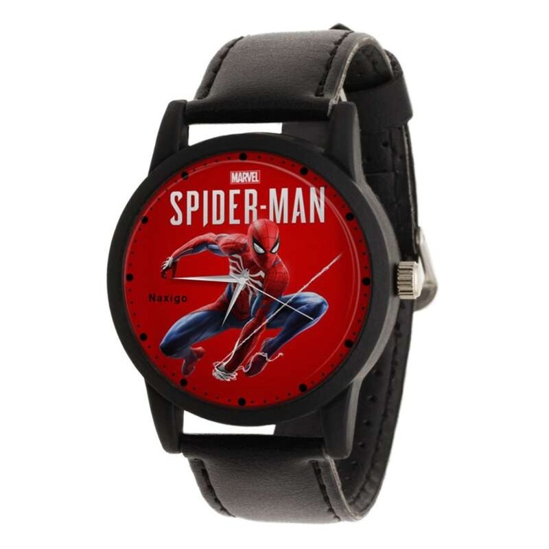 ساعت مچی عقربه ای مرد عنکبوتی با قیمت مناسب و کیفیت عالی مناسب هدیه دادن 