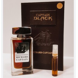 عطر کاپیتان بلک CAPTAIN black اسپانیایی اورجینال 1گرم،رایحه گرم،شیرین