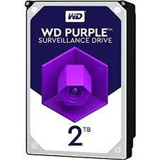 هارددیسک اینترنال وسترن دیجیتال مدل Purple WD20PURZ ظرفیت 2 ترابایت اصلی با 18 ماه گارانتی