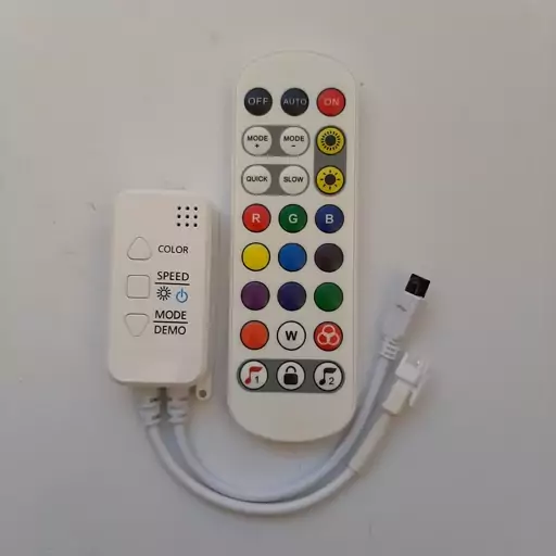 ریموت کنترل ریسه RGB کد 611 