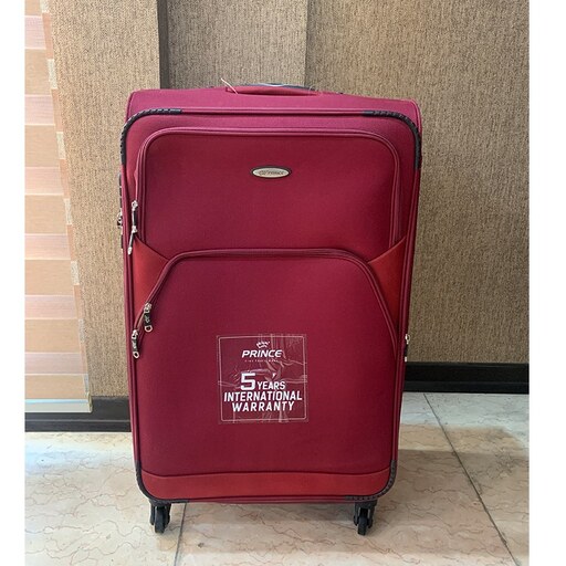 چمدان برزنتی چهار چرخ سایز بزرگ مارک RPRINCE کد151532  قرمز ارسال رایگان