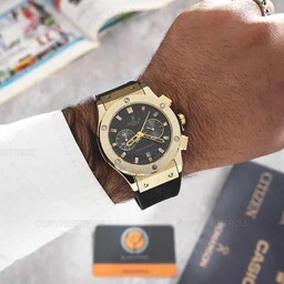 ساعت هابلوت مردانه زنانه بند رابر Hublot کیفیت عالی ارسال رایگان فروش ویژه اسپرت 