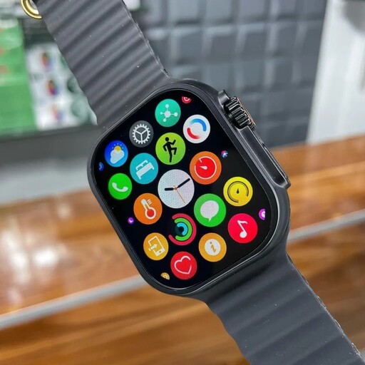 ساعت هوشمند KEQIWEAR سفارش آلمان اصلی سری جدید ارسال رایگان اسمارت واچ طرح اپل فروش ویژه لوازم جانبی smartwatch 