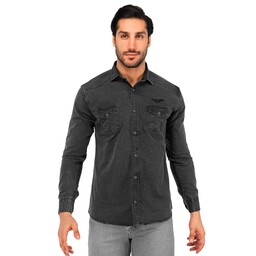 پیراهن اسپرت مردانه آستین بلند لی  ساده Rayan دارای 2 رنگبندی  از لارج تا 3 ایکس سایز ها محدود