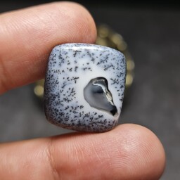 نگین  سنگ طبیعی دندریت معدنی اصل و زیبا 