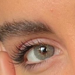 لنز چشم طبی رنگی سالانه رینبو fuzzy gray سری پیکون ( رنگ طوسی دور دار)