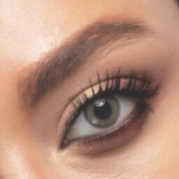 لنز چشم طبی رنگی سالانه رینبو vega gray سری پیکون ( رنگ طوسی سبز تیره بدون دور )