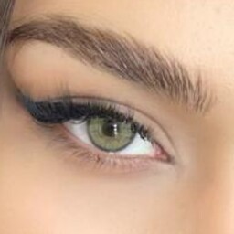 لنز چشم طبی رنگی فصلی یونیک linaria (رنگ عسلی زیتونی دور دار)