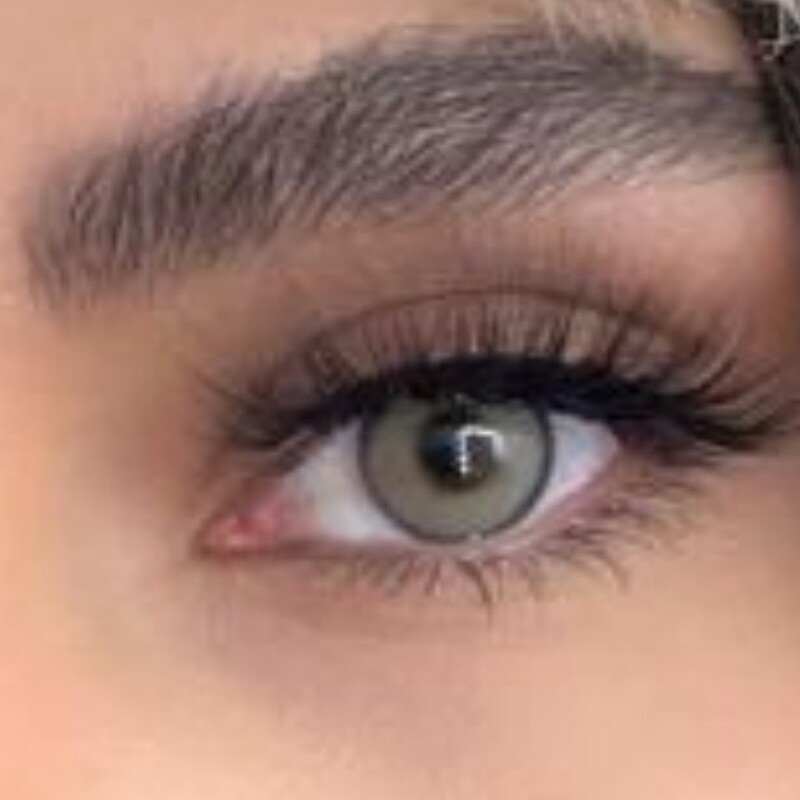لنز چشم طبی رنگی فصلی یونیک valerian ( رنگ طوسی سبز دور دار) 