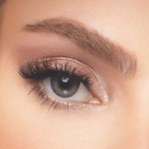 لنز چشم طبی رنگی سالانه رینبو sandy gray سری پیکون ( رنگ طوسی دور دار)