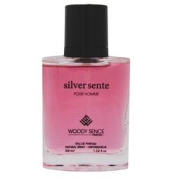 عطر جیبی مردانه وودی سنس مدل Silver Scent حجم 30 میلی لیتر