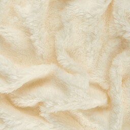 پارچه تدی خرگوشی شیری (نیم متری)(پارچه خز پشمی ببعی)(طول 0.5 متر - عرض 1.7 متر)