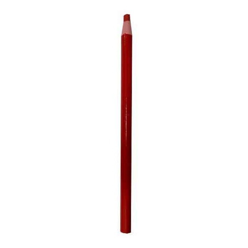 مداد خیاطی نخ دار قرمز (بسته 72 عددی - 6 جینی)(صابون مدادی نخ دار)(عمده)