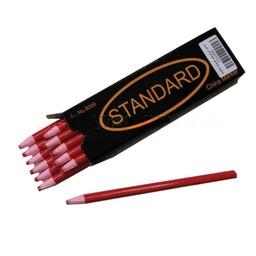 مداد خیاطی نخ دار قرمز (بسته 72 عددی - 6 جینی)(صابون مدادی نخ دار)(عمده - ارسال رایگان)
