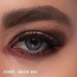 لنز چشم  Blue-303-(آبی-عسلی) رینبو