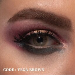 لنز چشم قهوه ای رینبو - Rainbow Vega brown