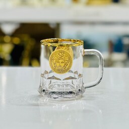 فنجان یونیک طلا با لوگوی ورساچ
