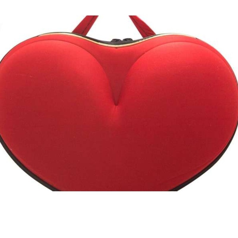 کیف محافظ لباس زیر زنانه ضد آب و جنس عالی  و با کیفت مدل K-sh22 طرح قلب رنگ قرمز