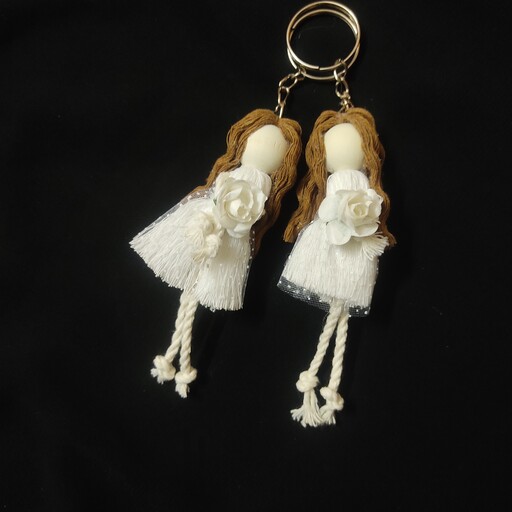 عروسک مکرومه ای گیفت عروس قابل سفارش در هر رنگ و سایزی 