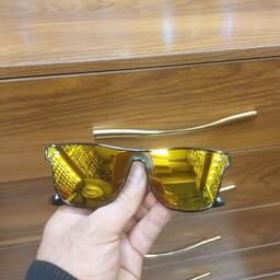 عینک آفتابی مردانه و زنانه مارک ریبن عدسی یووی 400 (رنگ طلایی آینه ای)