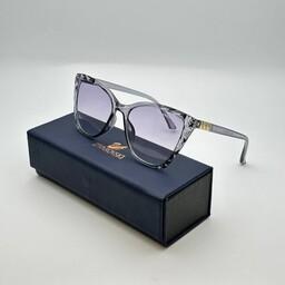 عینک آفتابی زنانه مدل گربه ای مارک سوارسکی لنز یووی 400 (رنگ طوسی)