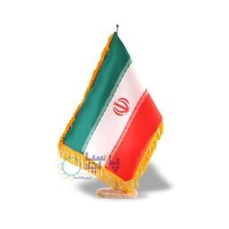 پرچم رومیزی ایران با پایه سنگی