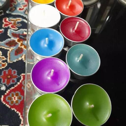 شمع وارمری  دایره ایی برای  تولد  و مراسمات با انواع تنوع رنگ