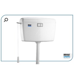 فلاش تانک سفید  دوزمانه neyaz با اتصالات هزینه ارسال با مشتری هست و درب منزل دریافت میشود جدید شیک باریک ارزان متوسط 