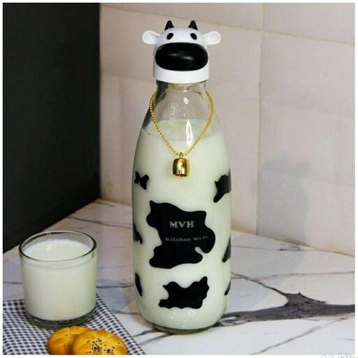 بطری شیر طرح گاو
