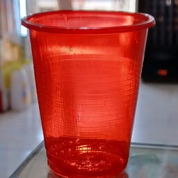 لیوان پلاستیکی تک رنگ 