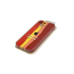 قاب گوشی موبایل اپل iphone13 mini.کاور ایفون13مینی.طرح سیلیکن ابرنگی