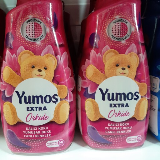 نرم کننده لباس یوموش با رایحه ارکیده و حجم 1440ml    yumos extra