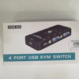 KVM سوییچ 4 پورت VGA و پرینتر