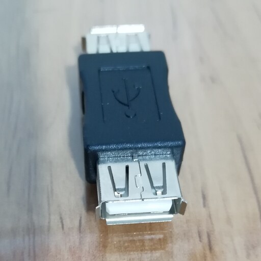 رابط دو سر مادگی USB رنگ مشکی