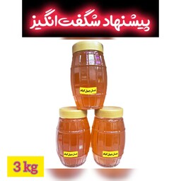 عسل طبیعی چهل گیاه( وزن 3کیلو)ساکارز زیر5