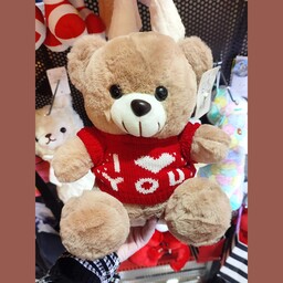 عروسک خرس وارداتی بسیار با کیفیت و زیبا مناسب هدیه تولد و ولنتاین