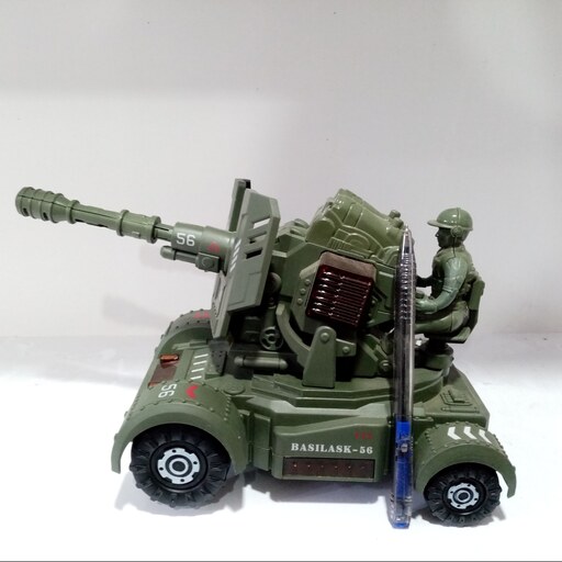 اسباب بازی تانک تیرپرتاب ماشین جنگی موزیکال و متحرک اسباب بازی جنگی موزیکال کد HD9056