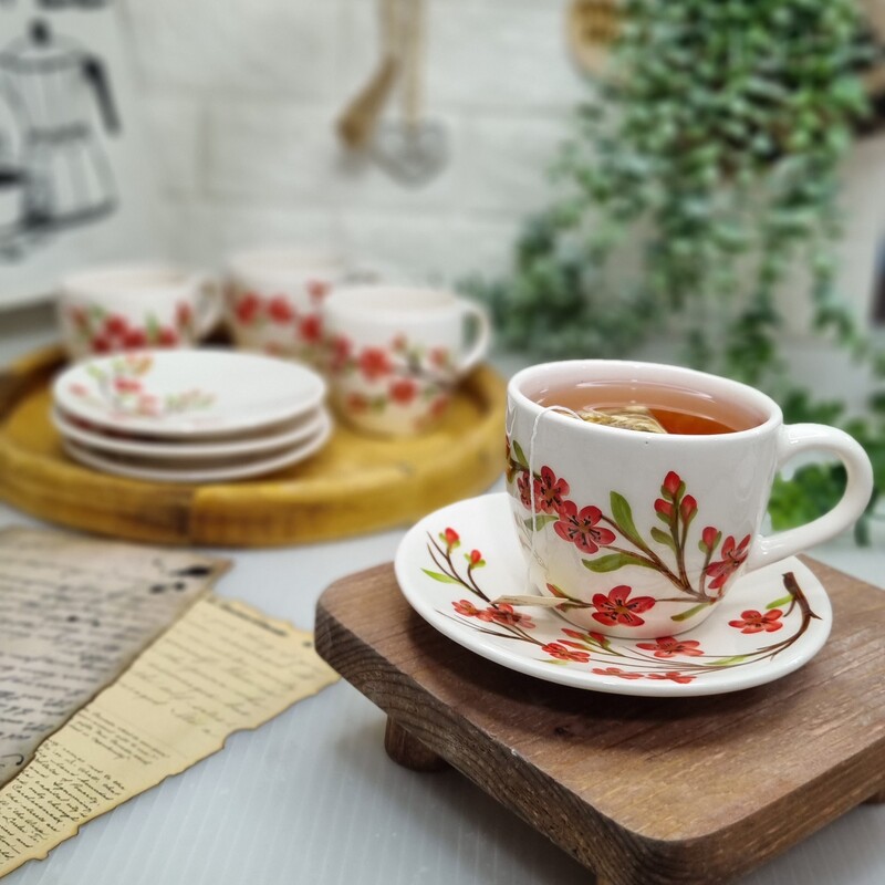 فنجان چای خوری و نعلبکی  بهاره دستیاز تواناسرام