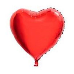 بادکنک فویلی قلب قرمز سایز متوسط