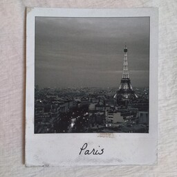 پوستر طرح پاریس فرانسه Paris سایز a5